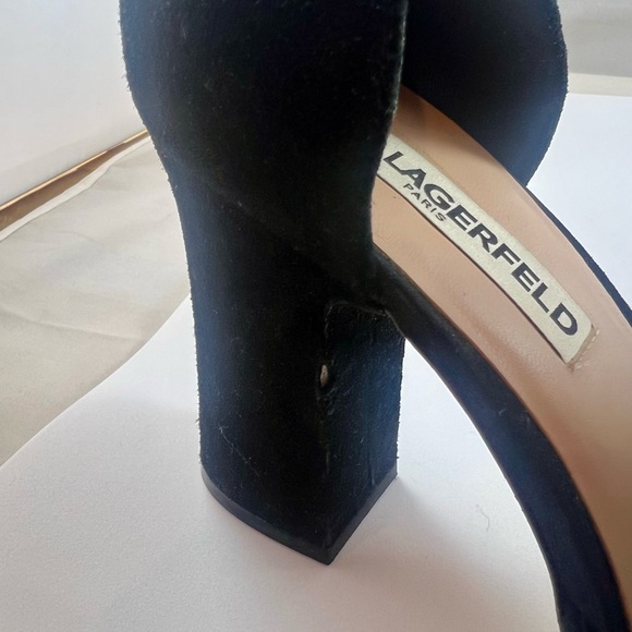 Karl Lagerfeld Rian Peep Toe Pumps - Picture 4 of 7